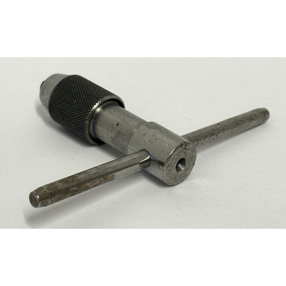 L.S. STARRETT 93B MACHINIST T HANDLE TAP WRENCH 7/32" - 7/16" CAP USA - Picture 5 of 5
